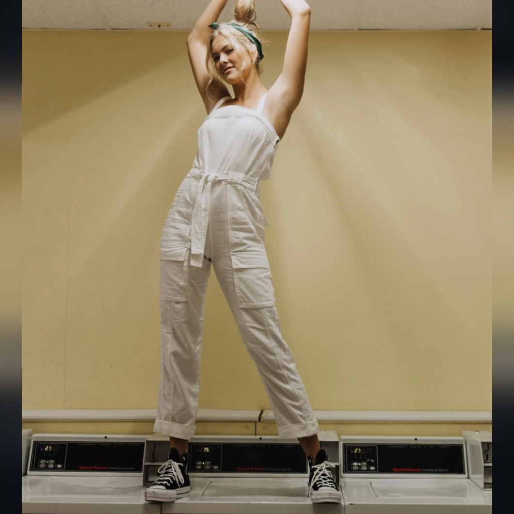 Free People Go West Utility Jumpsuit